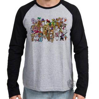 Camiseta Manga Longa Hanna Barbera personagens II