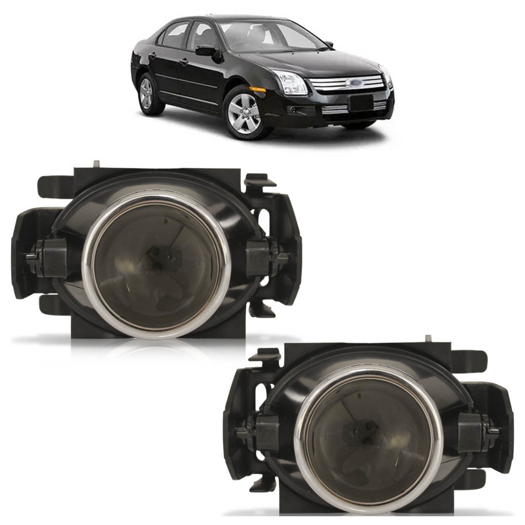 Farol Milha Auxiliar Fusion 2006 20072008 2009 Lente Lisa Vidro em Oferta na Shopee