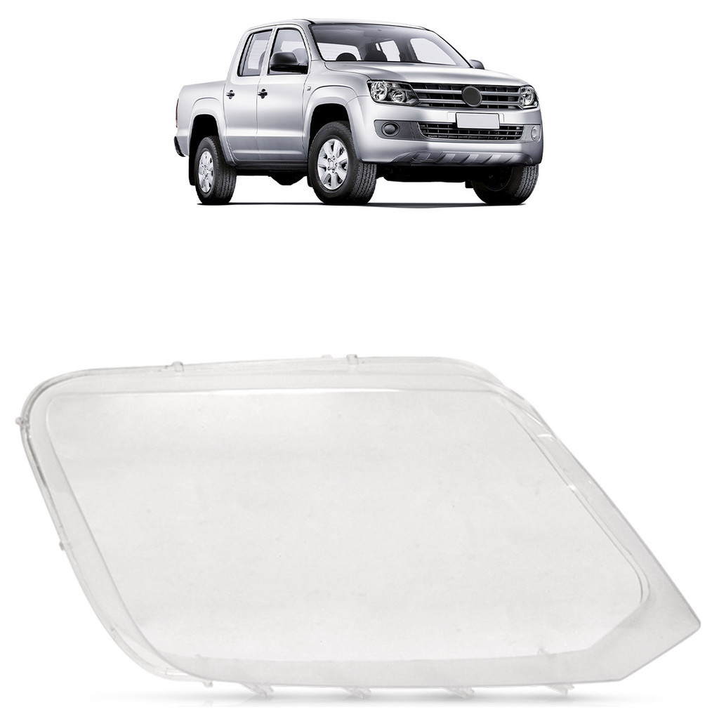 Lente Farol Amarok 2010 2011 2012 2013 2014 Lente Lisa Acrilico em Oferta na Shopee