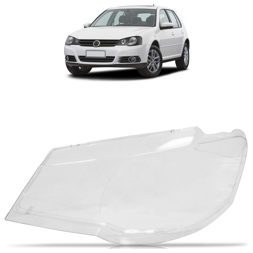 Lente Farol Dianteiro Golf 2008 2009 2010 2011 2012 2013 Lente Lisa Acrilico Transparente em Oferta na Shopee