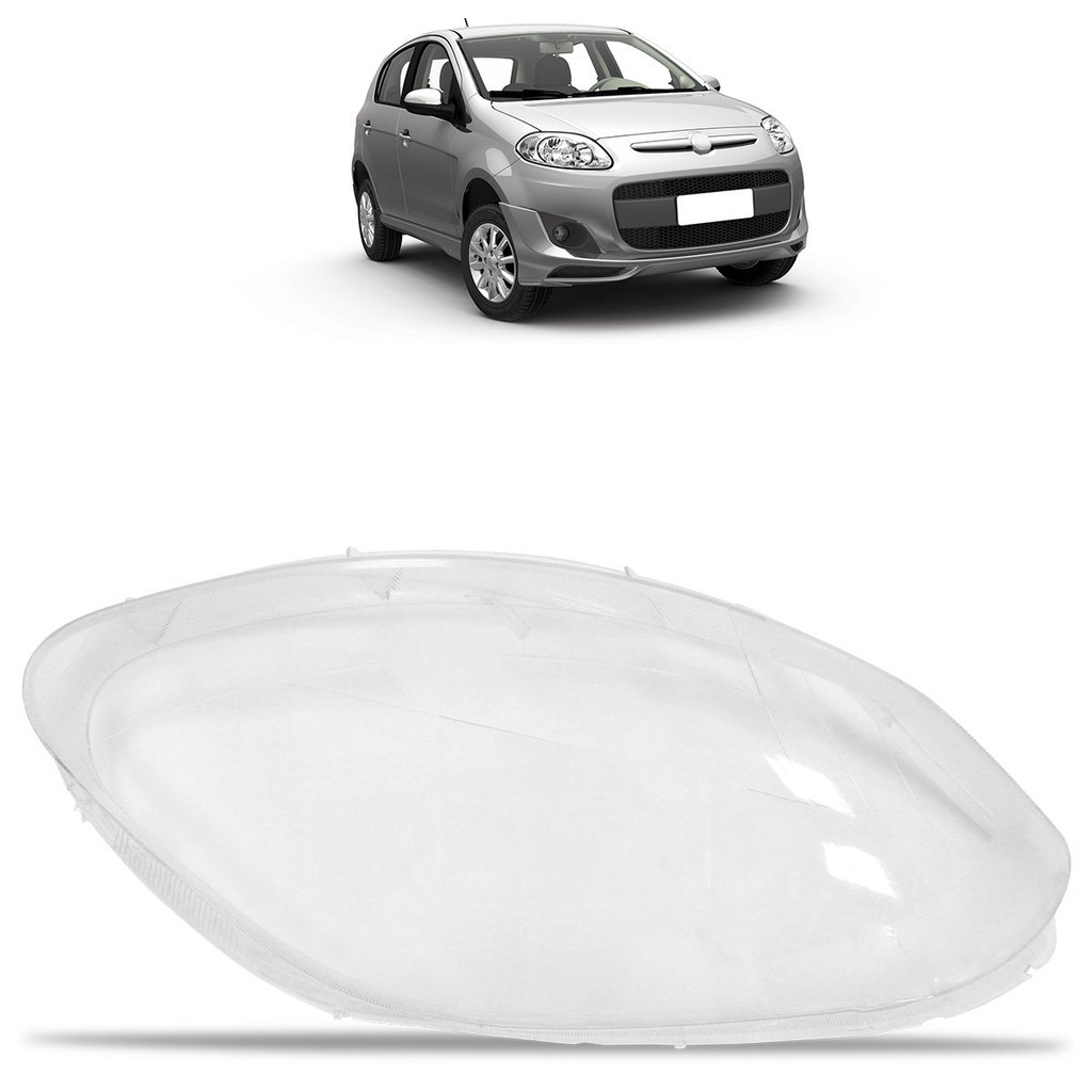 Lente Farol Palio G5 2012 2013 2014 2015 2016 Transparente Lente Lisa Acrilico