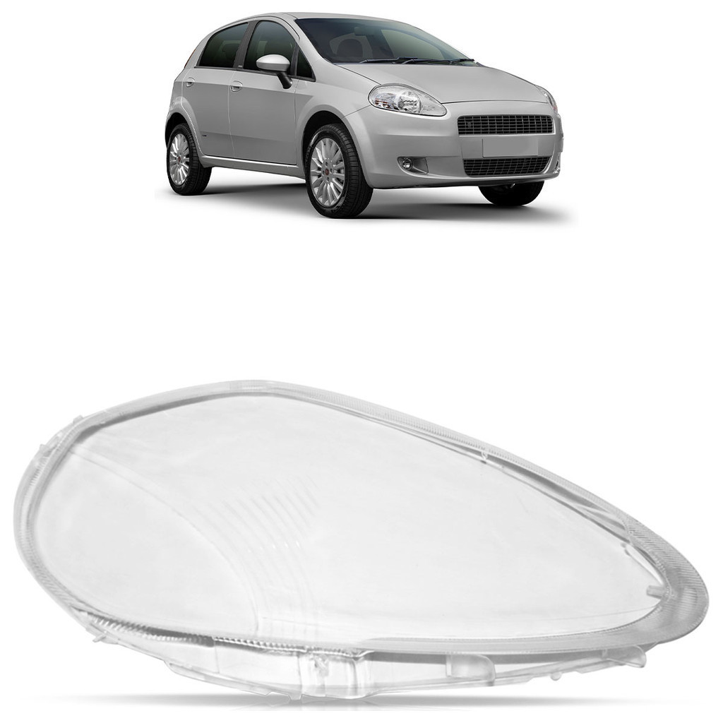 Lente Farol Punto 2008 2009 2010 2011 2012 em Oferta na Shopee