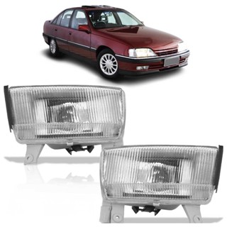 Farol Milha Auxiliar Omega 1993 1994 1995 1996 1997 1998 Suprema Lente Estriada Vidro em Oferta na Shopee