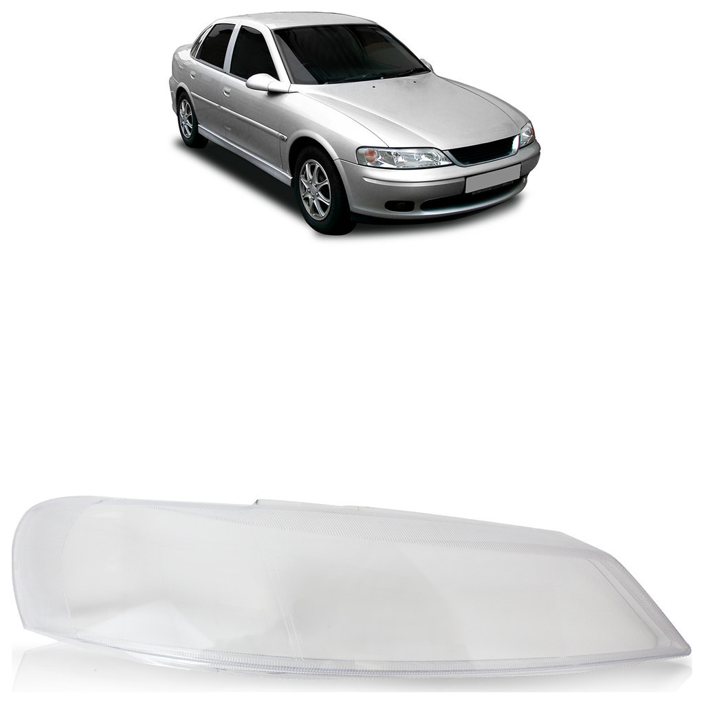 Lente Farol Principal Vectra 2000 2001 2002 2003 2004 2005 Transparente Lente Lisa Acrilico - Spare Parts and Accessories for Vehicles