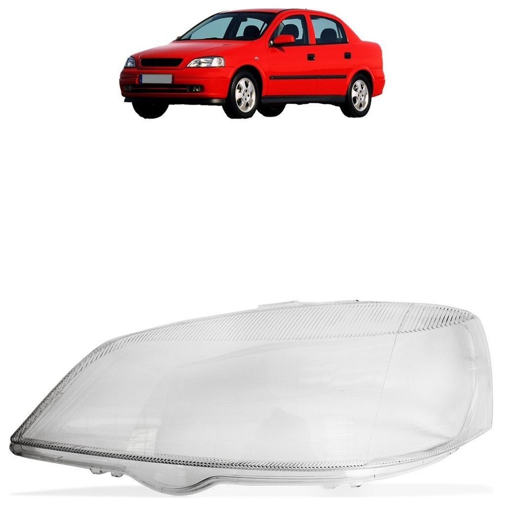 Lente Farol Dianteiro Astra 1998 1999 2000 2001 2002 Transparente Lisa Acrilico em Oferta na Shopee