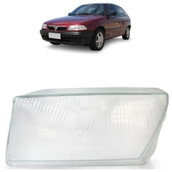 Lente Farol Dianteiro Astra 1993 1994 1995 1996 Transparente Lente Estriada Vidro