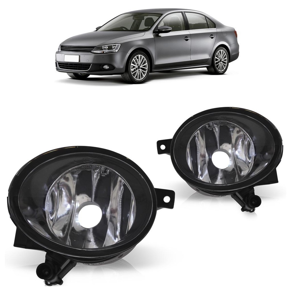 Farol Milha Auxiliar Jetta 2011 2012 2013 2014 2015 Amarok 2015 2016 Lente Lisa Acrilico - Spare Parts and Accessories for Vehicles