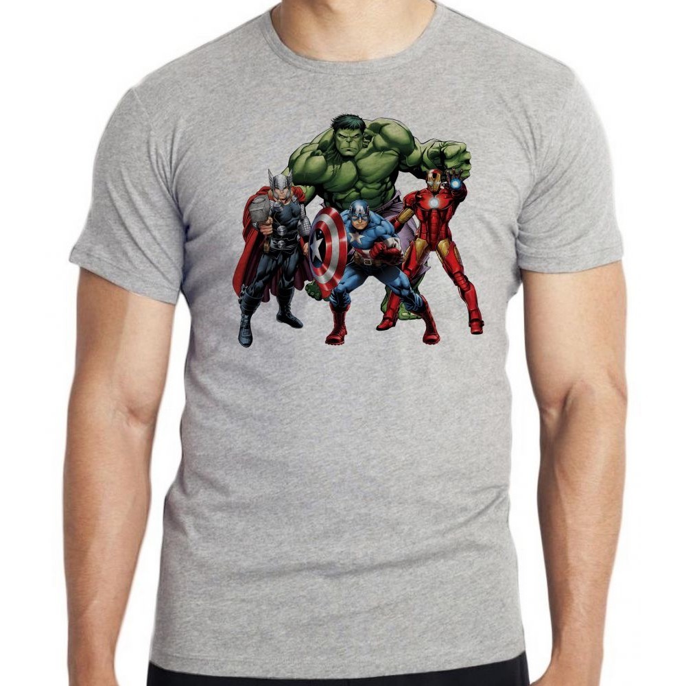Camiseta Vingadores Blusa criança infantil juvenil adulto camisa todos tamanhos