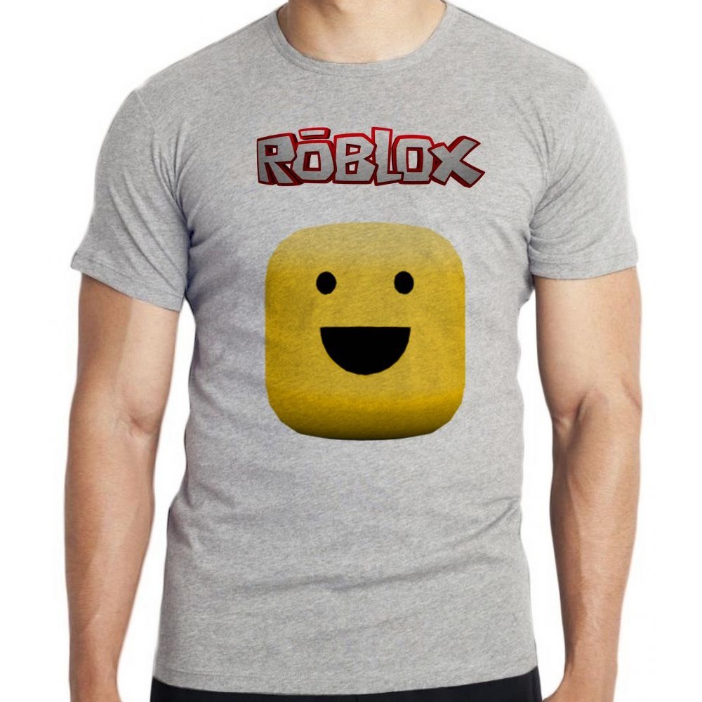 Camiseta Roblox Carinha Blusa criança infantil juvenil adulto camisa todos tamanhos
