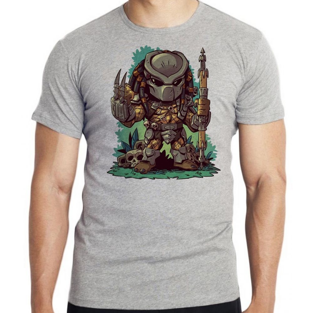 Camiseta Predador Blusa criança infantil juvenil adulto camisa todos tamanhos