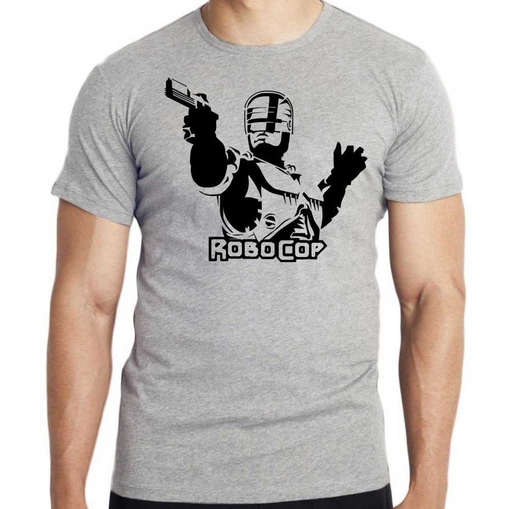Camiseta Robocop policial Blusa criança infantil juvenil adulto camisa tamanhos