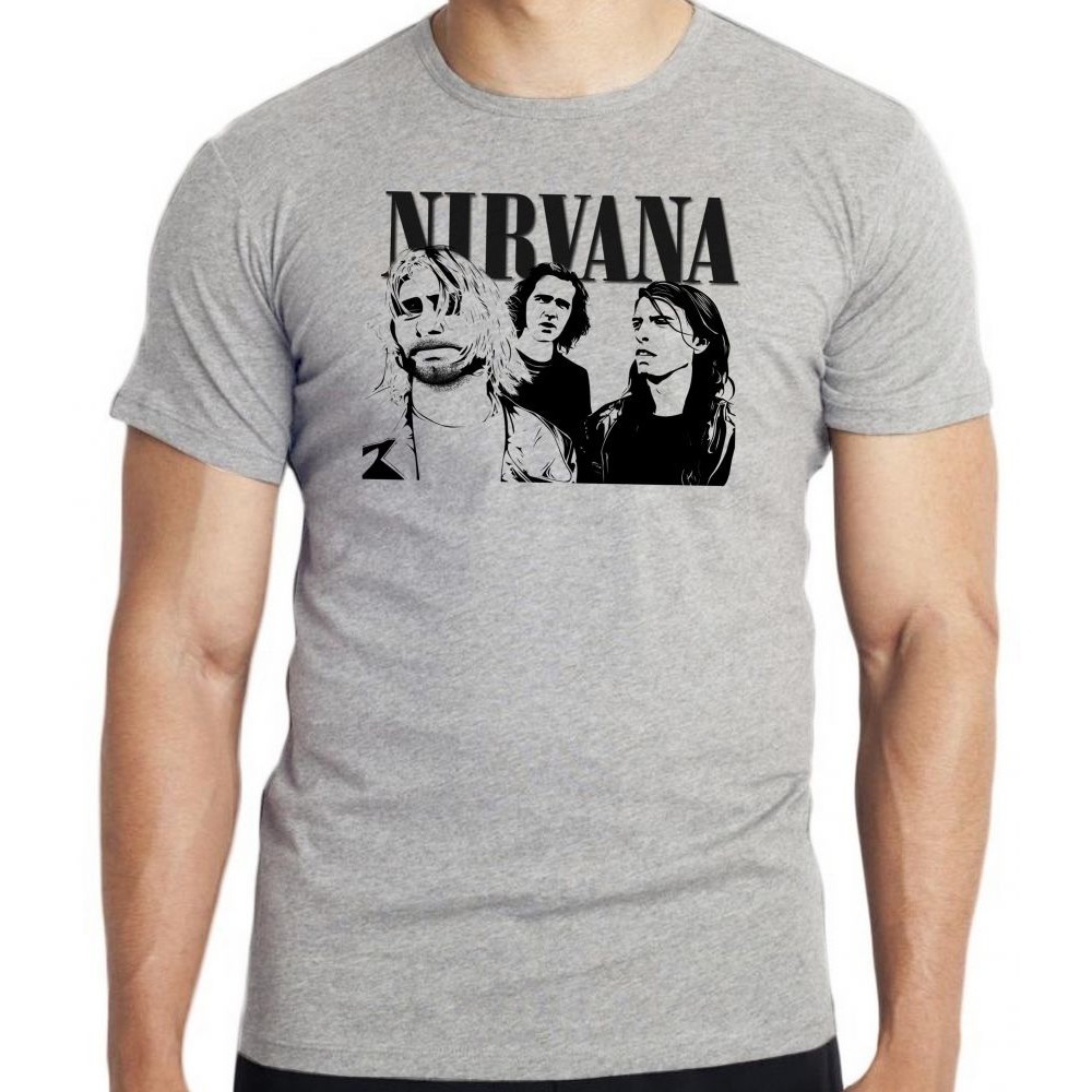 Camiseta Nirvana Blusa criança infantil juvenil adulto camisa tamanhos