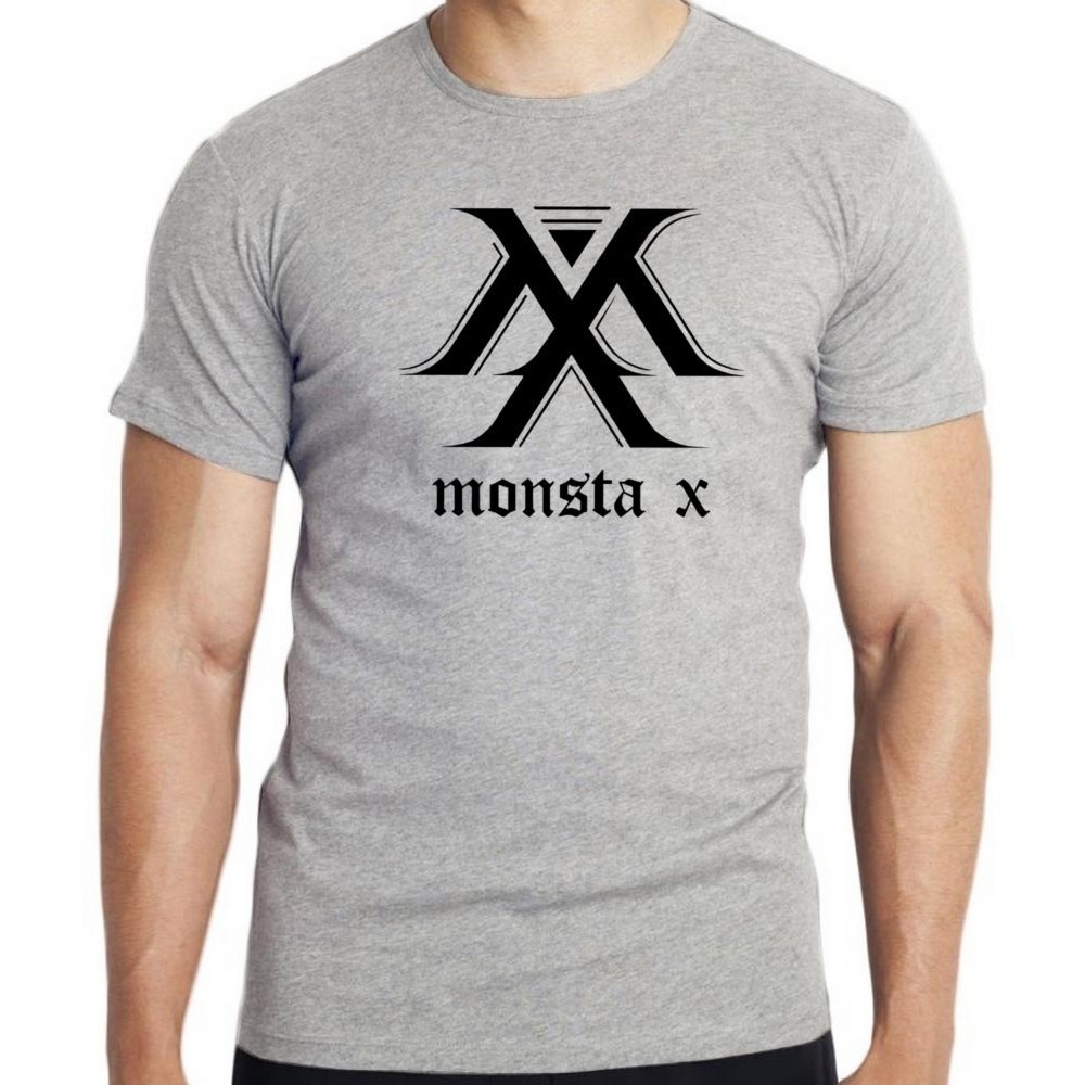 Camiseta monsta x k pop bts Blusa criança infantil juvenil adulto camisa tamanhos