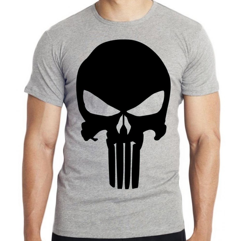 Camiseta Justiceiro punisher Blusa criança infantil juvenil adulto camisa tamanhos