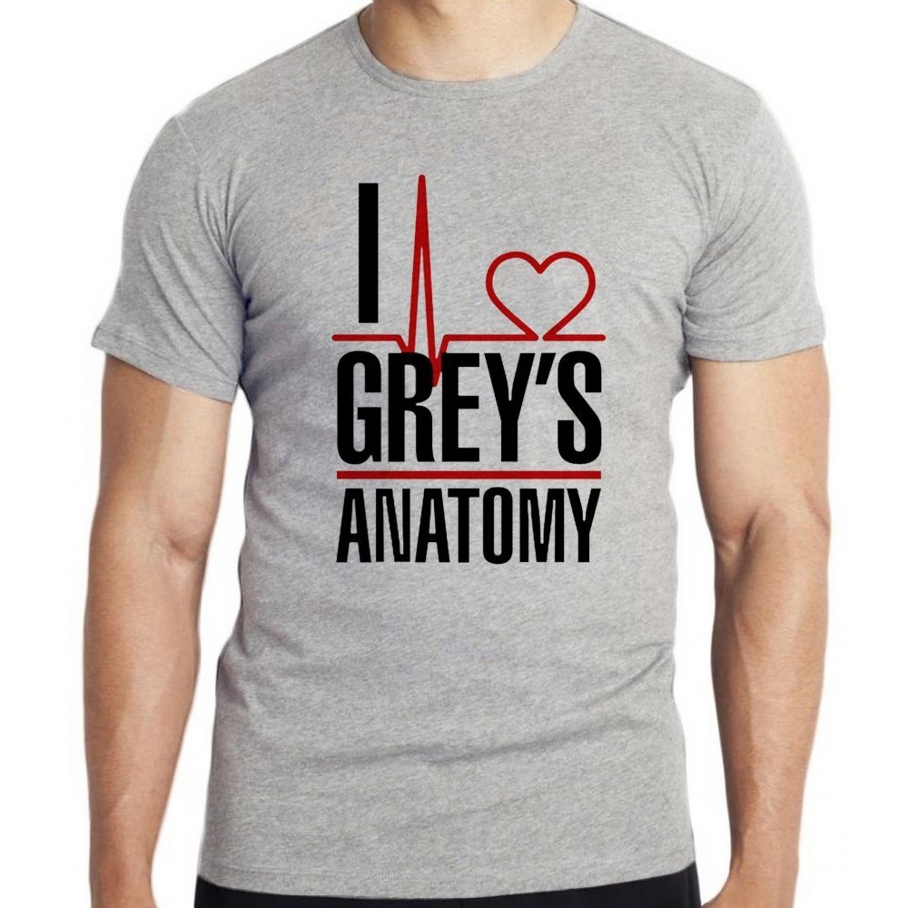 Camiseta Greys Anatomy serie seriado Blusa criança infantil juvenil adulto camisa tamanhos