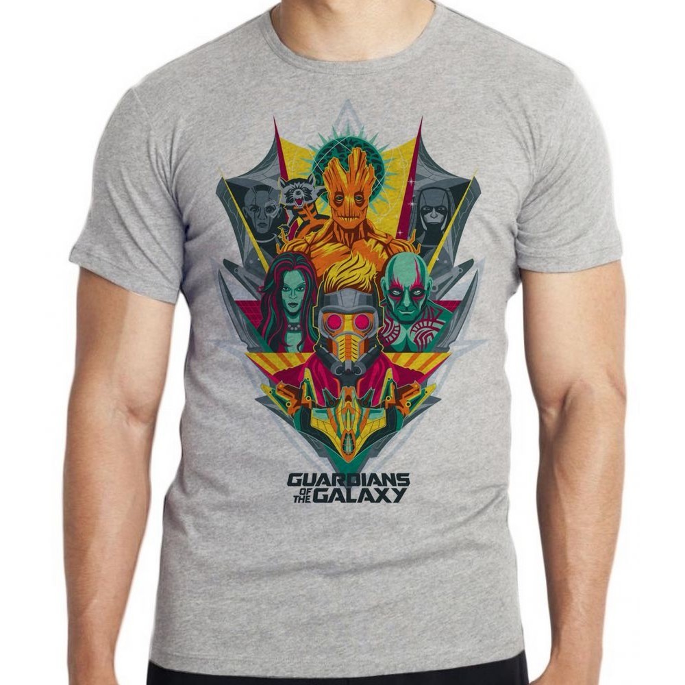 Camiseta Guardiões da Galáxia colorido Blusa criança infantil juvenil adulto camisa tamanhos