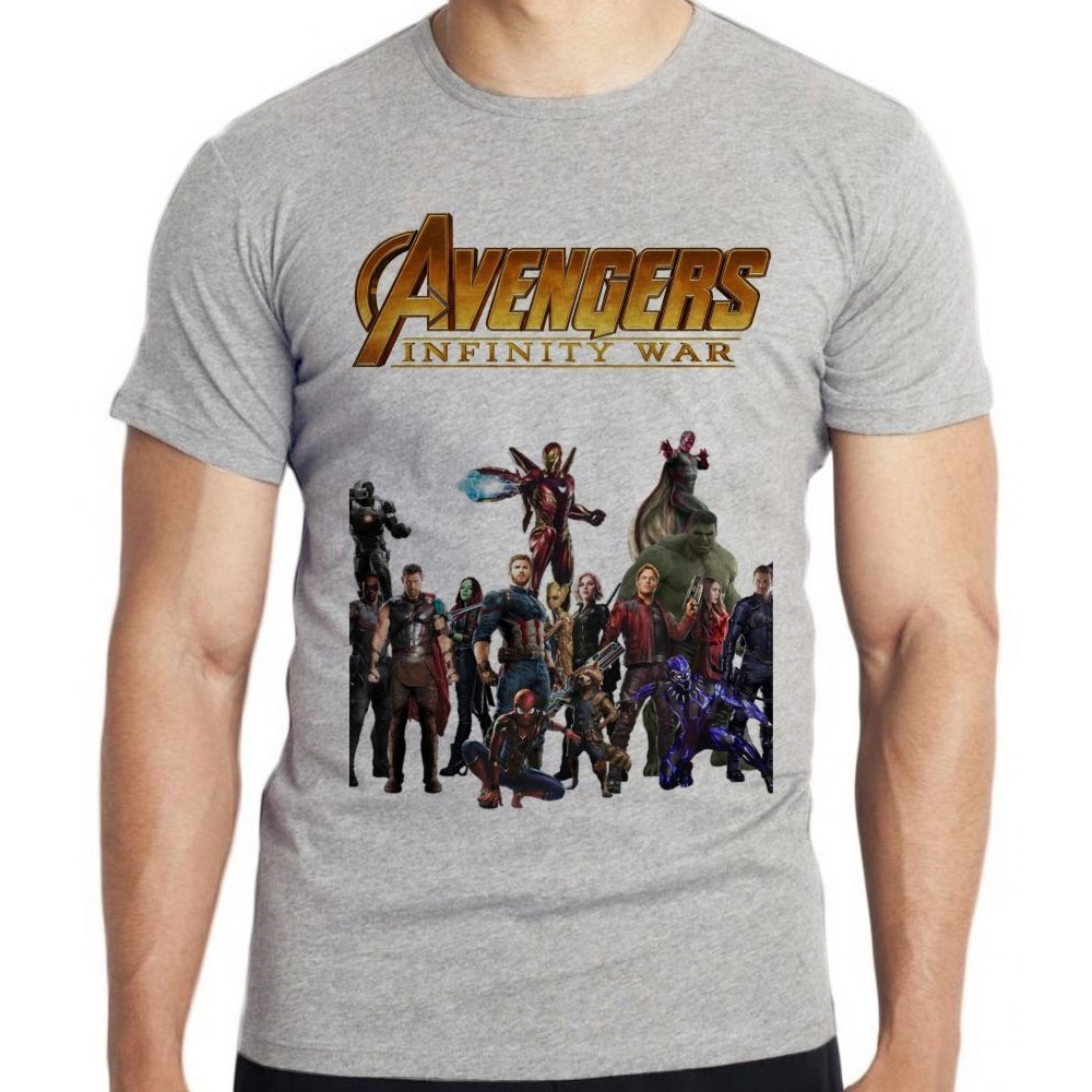 Camiseta Vingadores Guerra Infinita Blusa criança infantil juvenil adulto camisa tamanhos