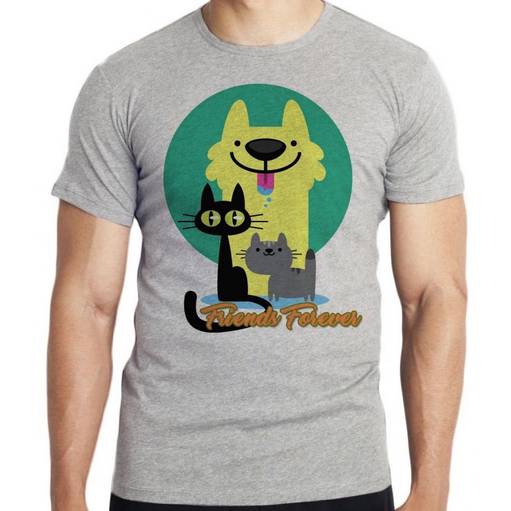 Camiseta Pets Friend Forever  Blusa criança infantil juvenil adulto camisa tamanhos