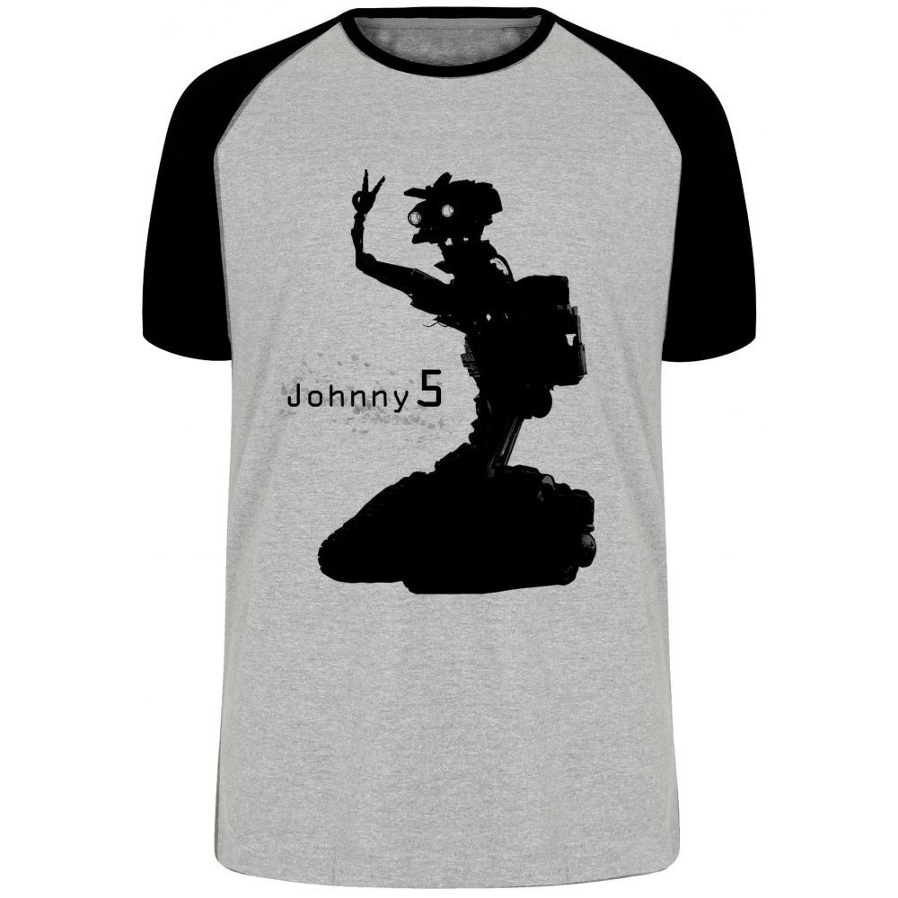 Camiseta Johnny 5 robô Blusa Plus Size extra grande adulto ou infantil