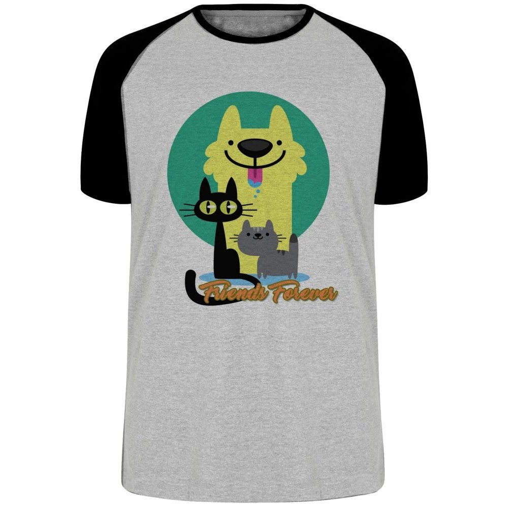 Camiseta Pets Friend Forever  Blusa Plus Size extra grande adulto ou infantil