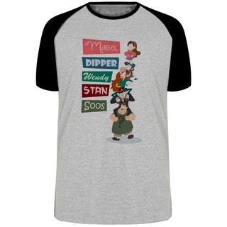 Camiseta Gravity Falls  pilha nomes Blusa Plus Size extra grande adulto ou infantil
