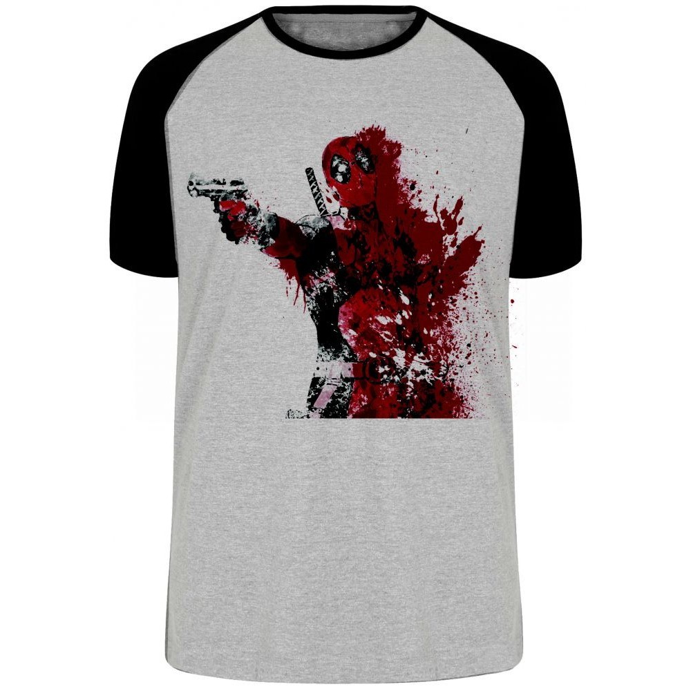 Camiseta Deadpool super heroi wolverine Blusa Plus Size extra grande adulto ou infantil