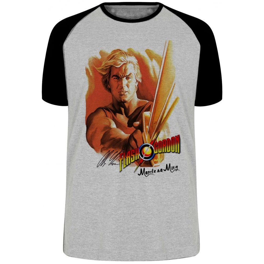 Camiseta  Flash Gordon Morte ao Ming! Blusa Plus Size extra grande adulto ou infantil