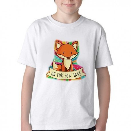 Camiseta Infantil ou adulto Raposa Blusa Criança todos tamanhos