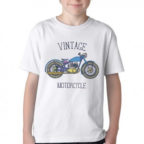Camiseta Infantil ou adulto Moto Vintage Blusa Criança todos tamanhos