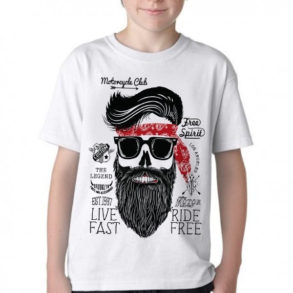 Camiseta Infantil ou adulto Moto Cycle Club  Blusa Criança todos tamanhos