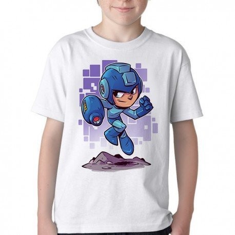 Camiseta Infantil ou adulto Mega Man Blusa Criança todos tamanhos