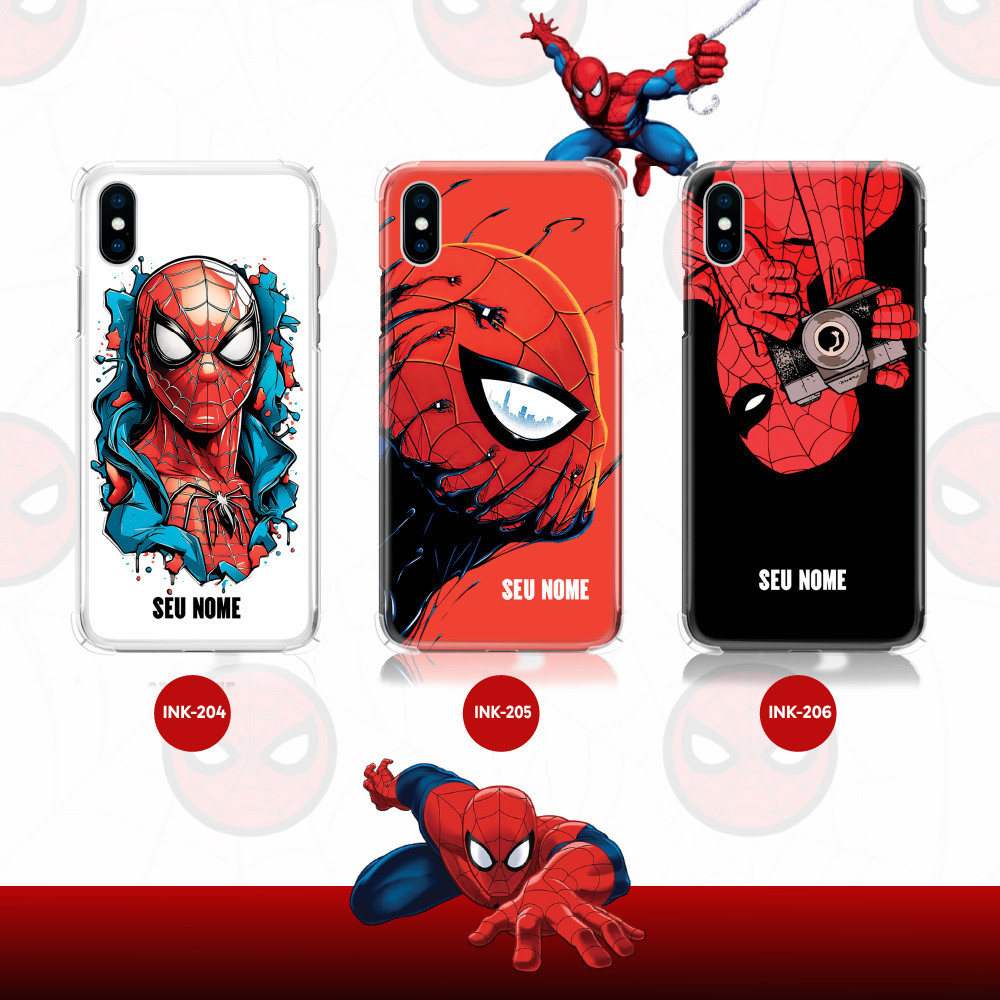 Capa Capinha - Xiaomi Mi A3 - Homem Aranha Personalizada - detalhe