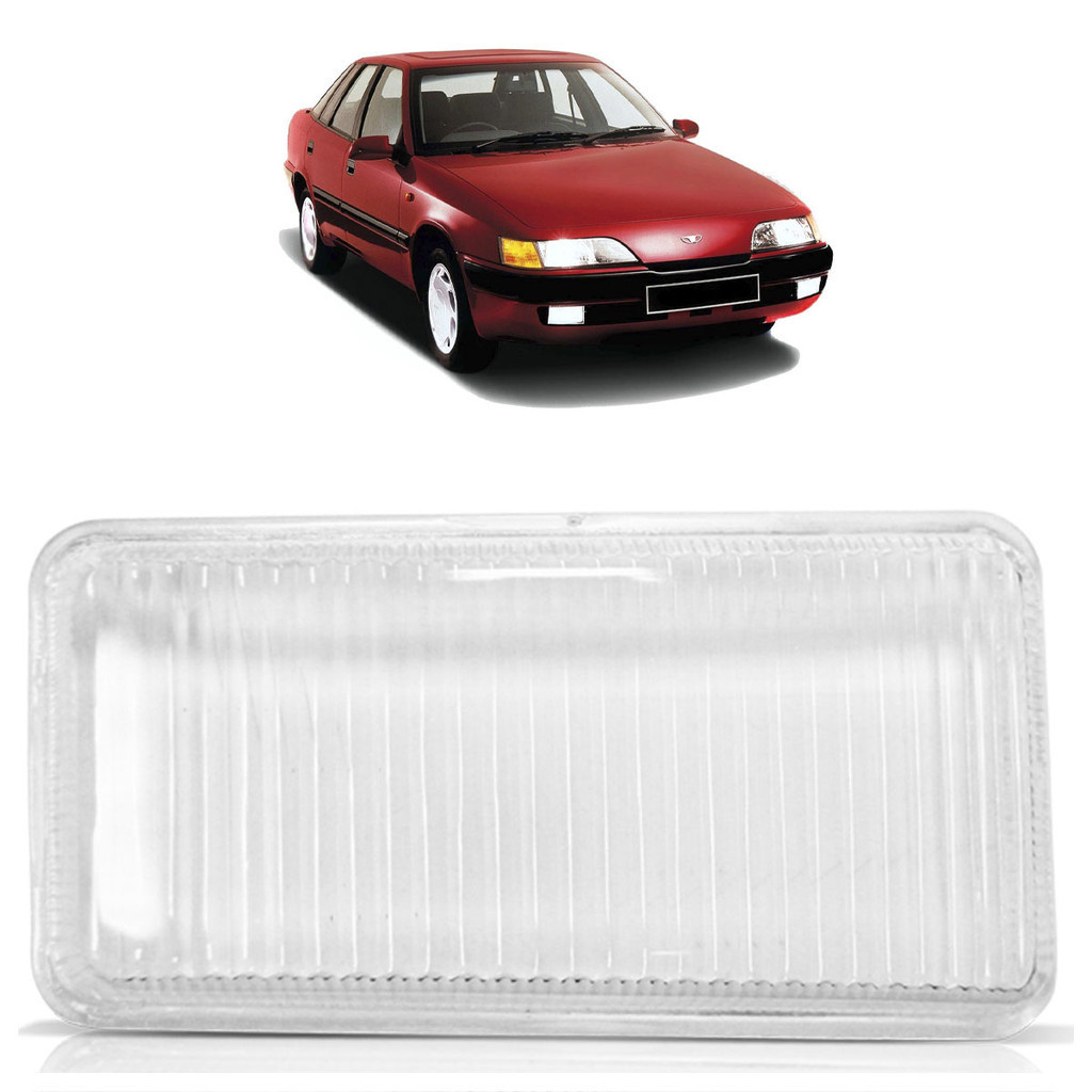 Lente Farol Milha Auxiliar Espero 1994 1995 1996 1997 Transparente Lente Estriada Vidro - Spare Parts and Accessories for Vehicles