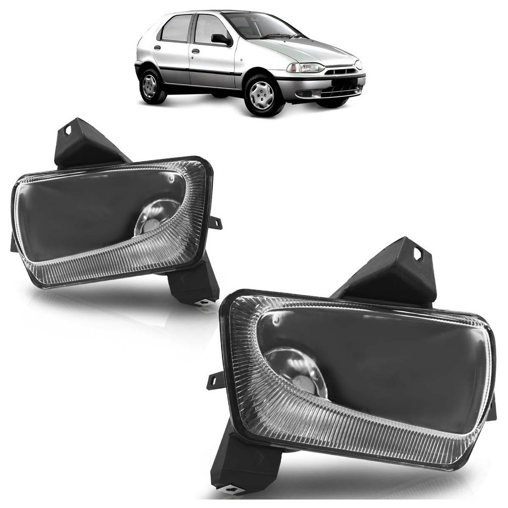 Farol Milha Auxiliar Palio Siena Strada G1 1996 1997 1998 1999 2000 Young Weekend Lente Lisa Vidro em Oferta na Shopee