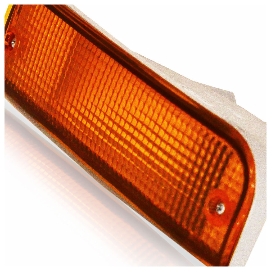 Detalhes do Pisca Seta Parachoque Dianteiro Hilux SW4 1992 1993 1994 1995 Âmbar Lente Estriada Acrilico