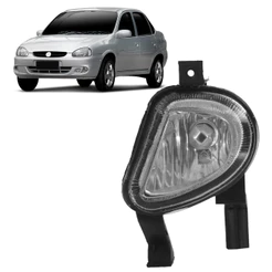 Farol Milha Auxiliar Corsa Hatch Sedan Pickup 2000 2001 2002 Lente Lisa Vidro
