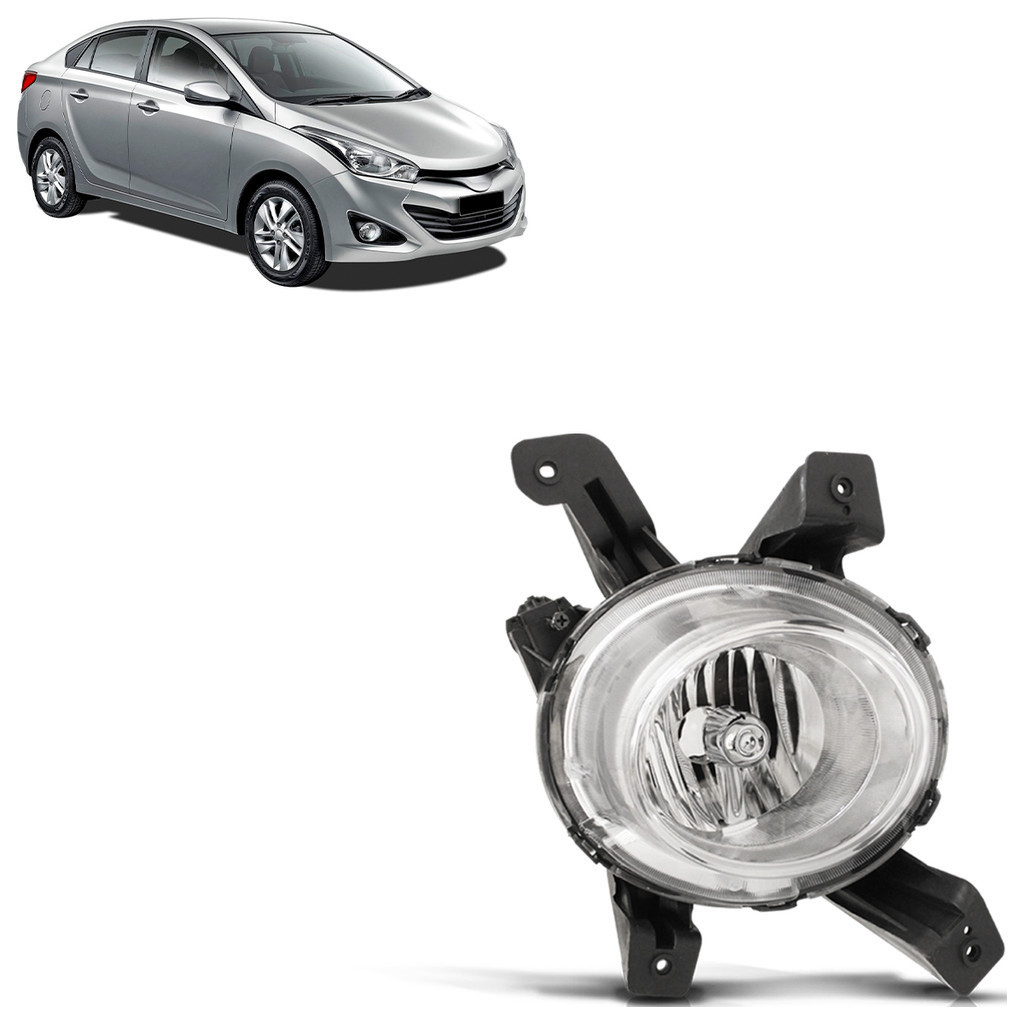 Farol Milha Auxiliar Hb20 2012 2013 2014 2015 Lente Lisa