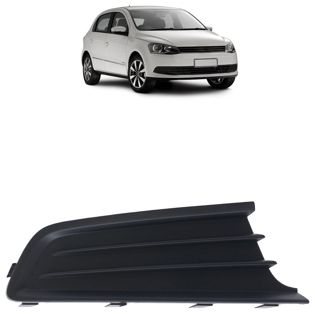 Moldura Grade Farol de Milha Gol Voyage G6 2012 2013 2014 2015 2016 Sem Furo em Oferta na Shopee