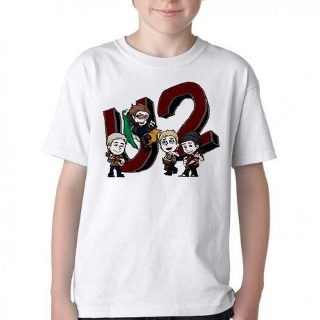 Camiseta Infantil ou adulto U2 Desenho Blusa Criança todos tamanhos