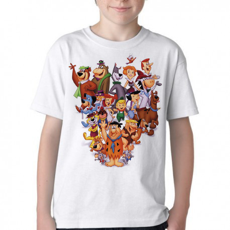Camiseta Infantil ou adulto  Hanna Barbera personagens Blusa Criança todos tamanhos