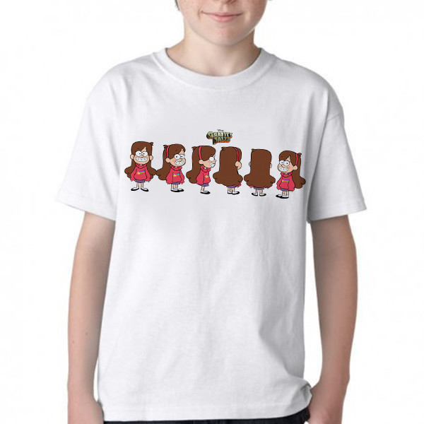Camiseta Infantil ou adulto  Gravity Falls Mabel cópias Blusa Criança todos tamanhos