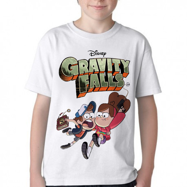 Camiseta Infantil ou adulto  Gravity Falls arma livro Blusa Criança todos tamanhos