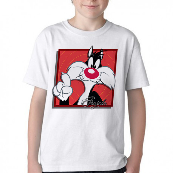 Camiseta Infantil ou adulto  Frajola  Blusa Criança todos tamanhos