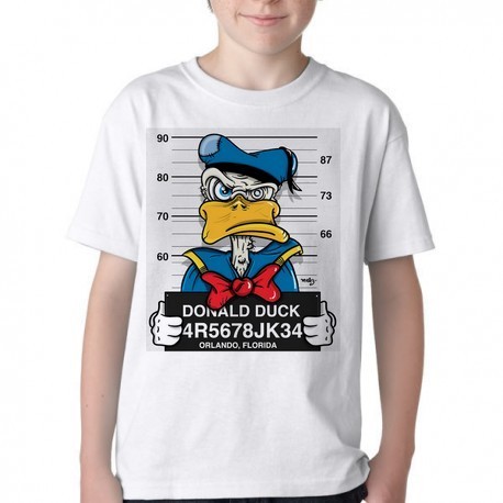 Camiseta Infantil ou adulto  Donald prisão Blusa Criança todos tamanhos