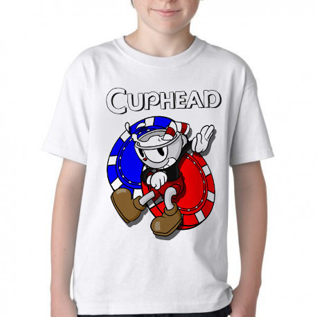 Camiseta Infantil ou adulto  Cuphead game Blusa Criança todos tamanhos