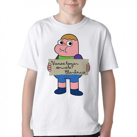 Camiseta Infantil ou adulto  Clarêncio O Otimista Blusa Criança todos tamanhos