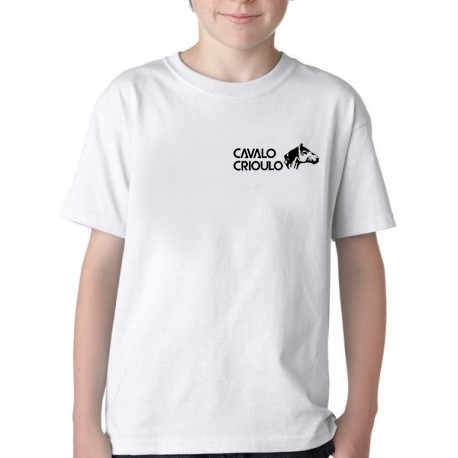  Camiseta Infantil ou adulto Cavalo Criolo pequeno Blusa Criança todos tamanhos