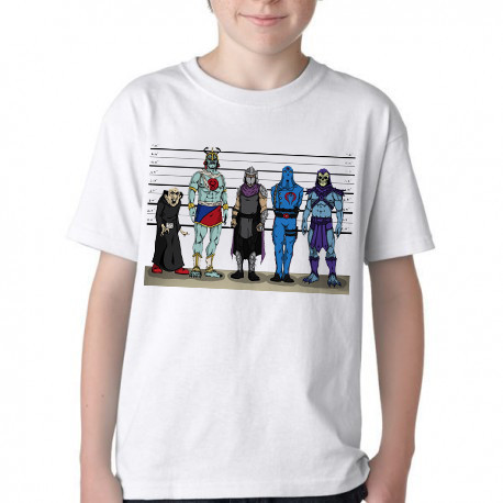 Camiseta Infantil ou adulto Vilões antigos anos 90 Blusa Criança todos tamanhos
