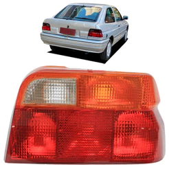 Lanterna Traseira Escort 1993 1994 1995 1996 Tricolor Lente Estriada Acrílico