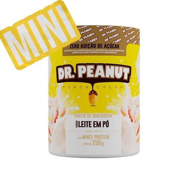 Pasta de Amendoim (250g) - Dr Peanut - Leite em Pó